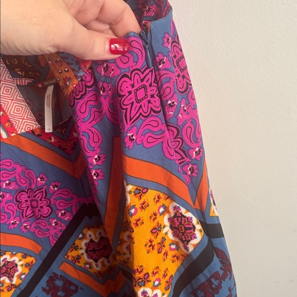 Free People | Maritzah One Piece Multi Jumpsuit Sz 12 - Picture 12 of 17